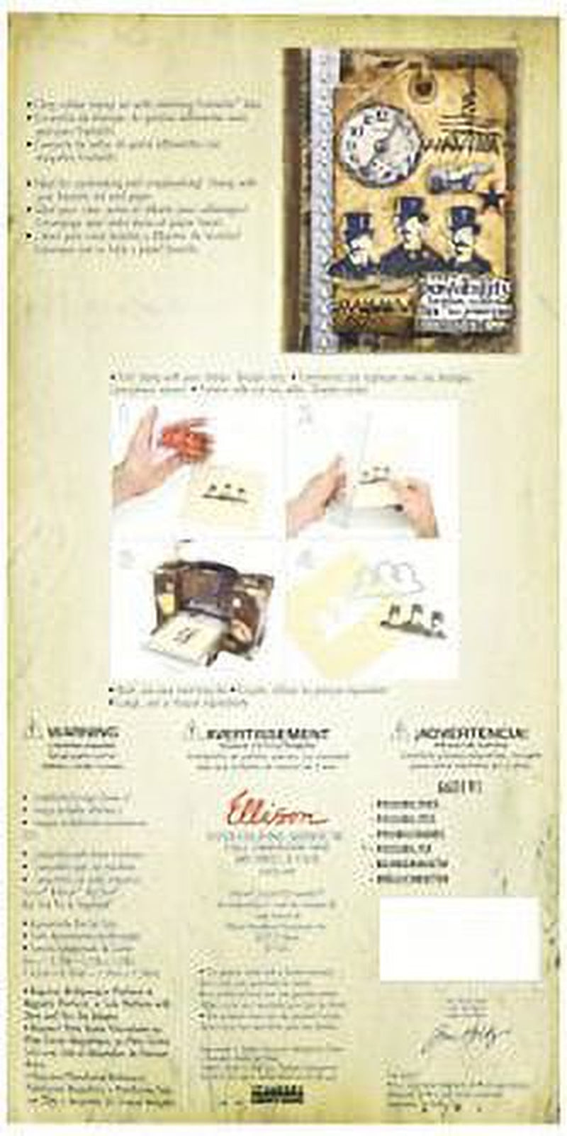 Framelits Dies 5/Pkg W/Stamps by Tim Holtz-Possibilities