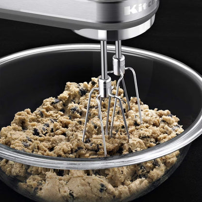7-Speed Corded Electric Hand Mixer, Silver