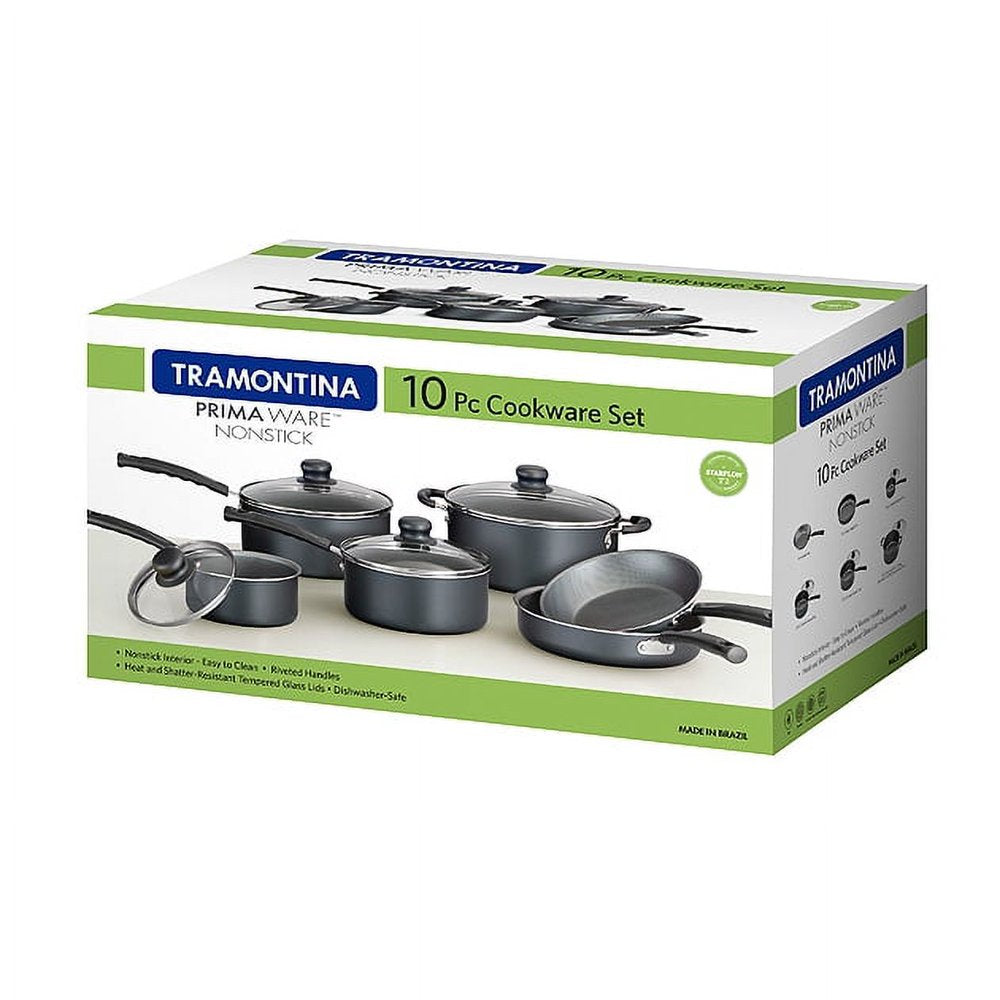 Primaware Non-Stick Cookware Set, 10 Piece