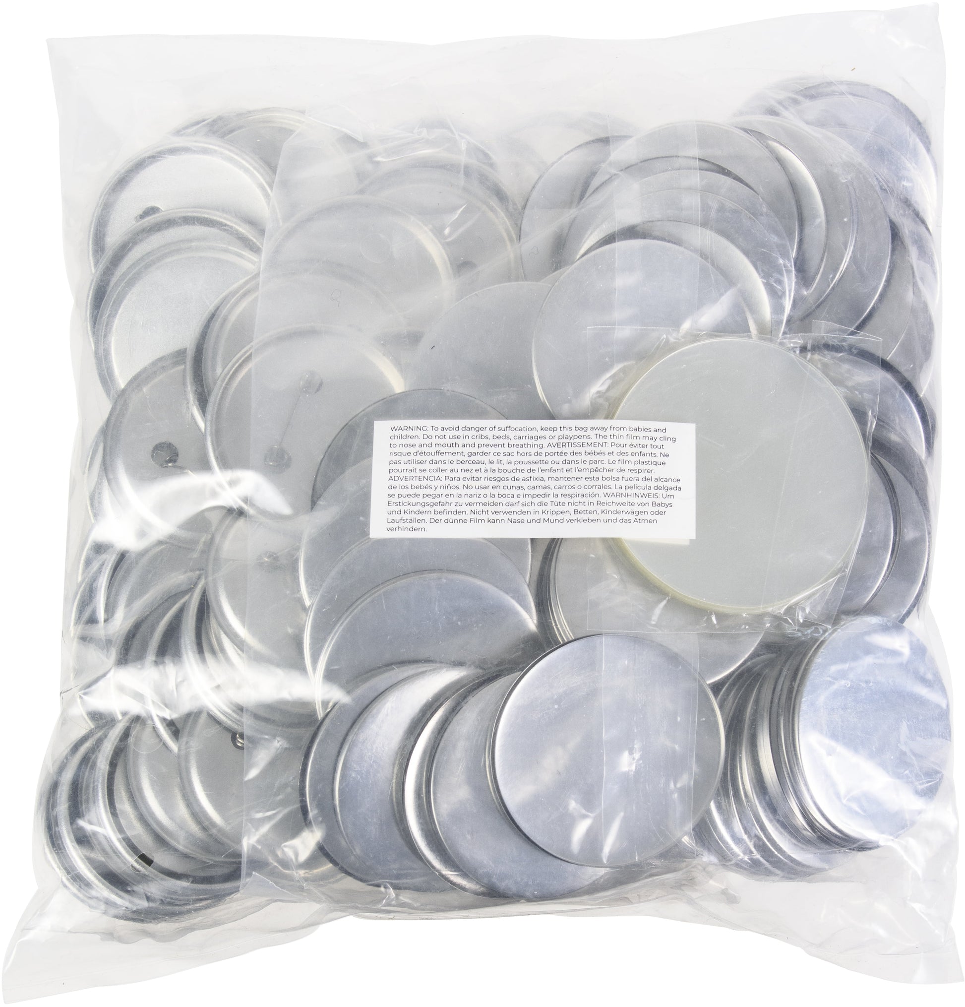 We R Button Press Bulk Refill Pack 100/Pkg-Large (58Mm)