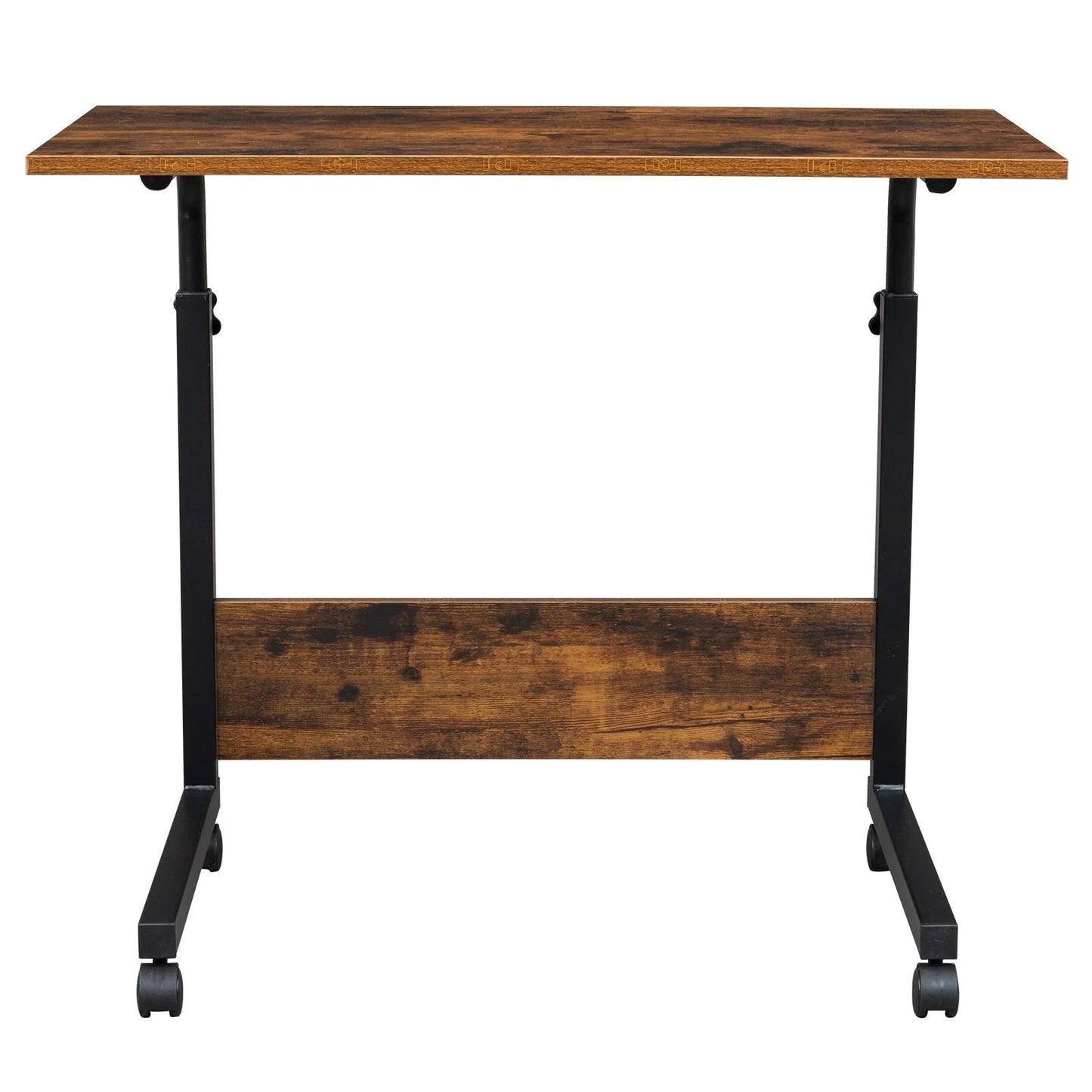 Side Table Rolling Computer Desk Stand Coffee Sofa End Cart Laptop PC Tray Home