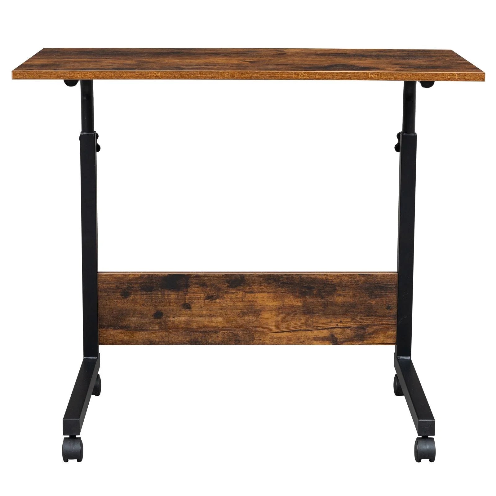 Side Table Rolling Computer Desk Stand Coffee Sofa End Cart Laptop PC Tray Home