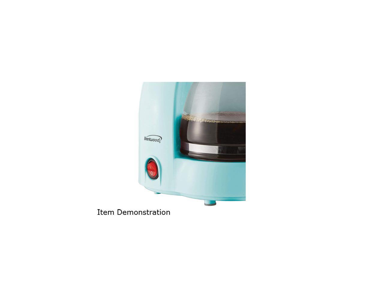 TS-213BL 4-Cup Coffee Maker, Blue