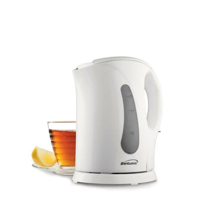 Bpa-Free 1-Liter Cordless Electric Kettle (White)