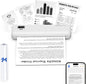 Rongta Portable Printers Wireless for Travel,Thermal Inkless Printer for School/Office/Home Use, Support 8.5X11 US Letter&A4 Thermal Paper, Compatible with Android,Ios & Laptop (White)