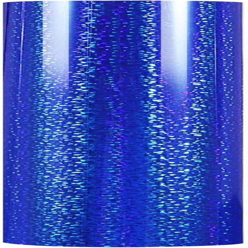 Sparkle Blue Holographic Vinyl Permanent Metallic Chrome Vinyl 1Ft X 5Ft