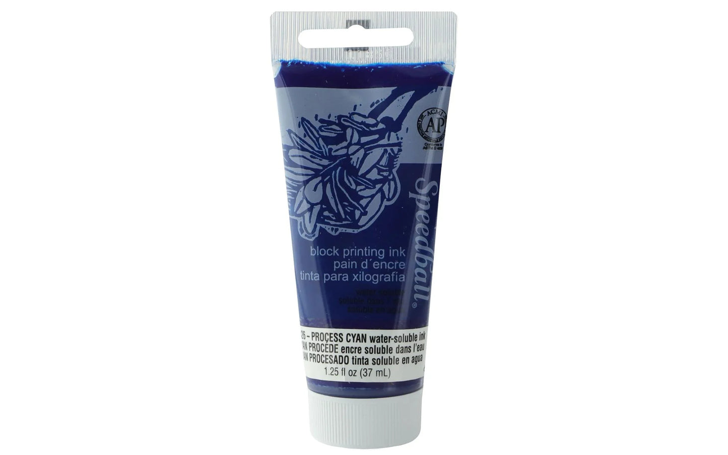 WS Block Print Ink 1.25Oz Process Cyan