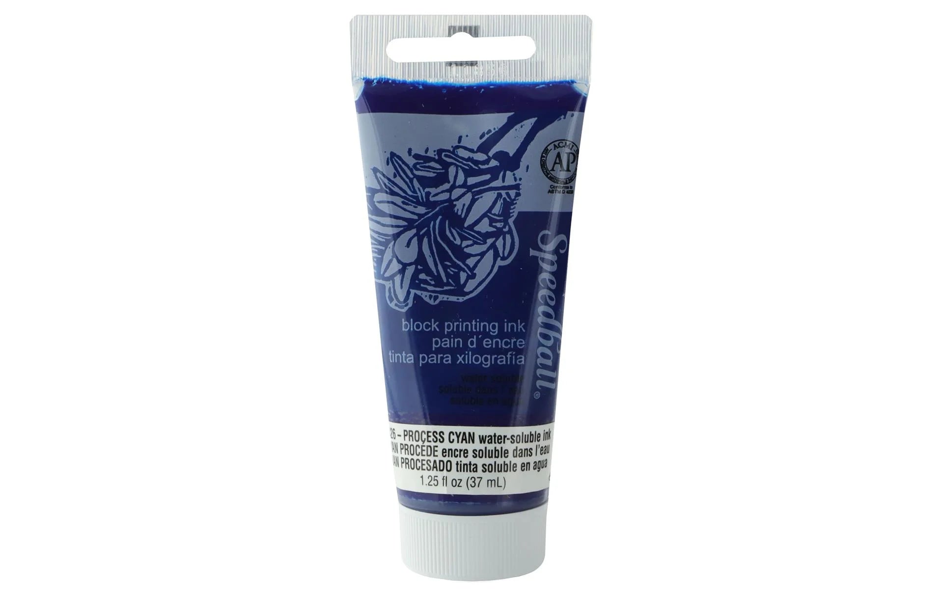 WS Block Print Ink 1.25Oz Process Cyan