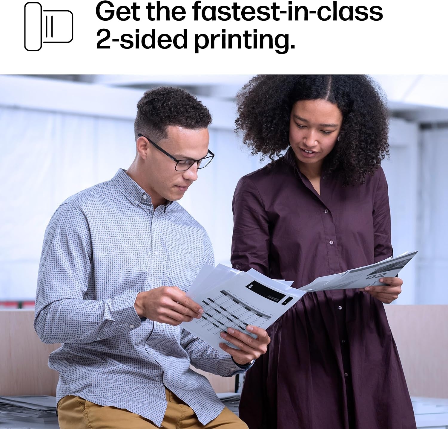 HP Laserjet Pro MFP 3105Sdw Wireless Printer, Print, Scan, Copy, Fast Speeds, Easy Setup, Mobile Printing, Advanced Security, Best-For-Office, Ai-Capable (3G646A)