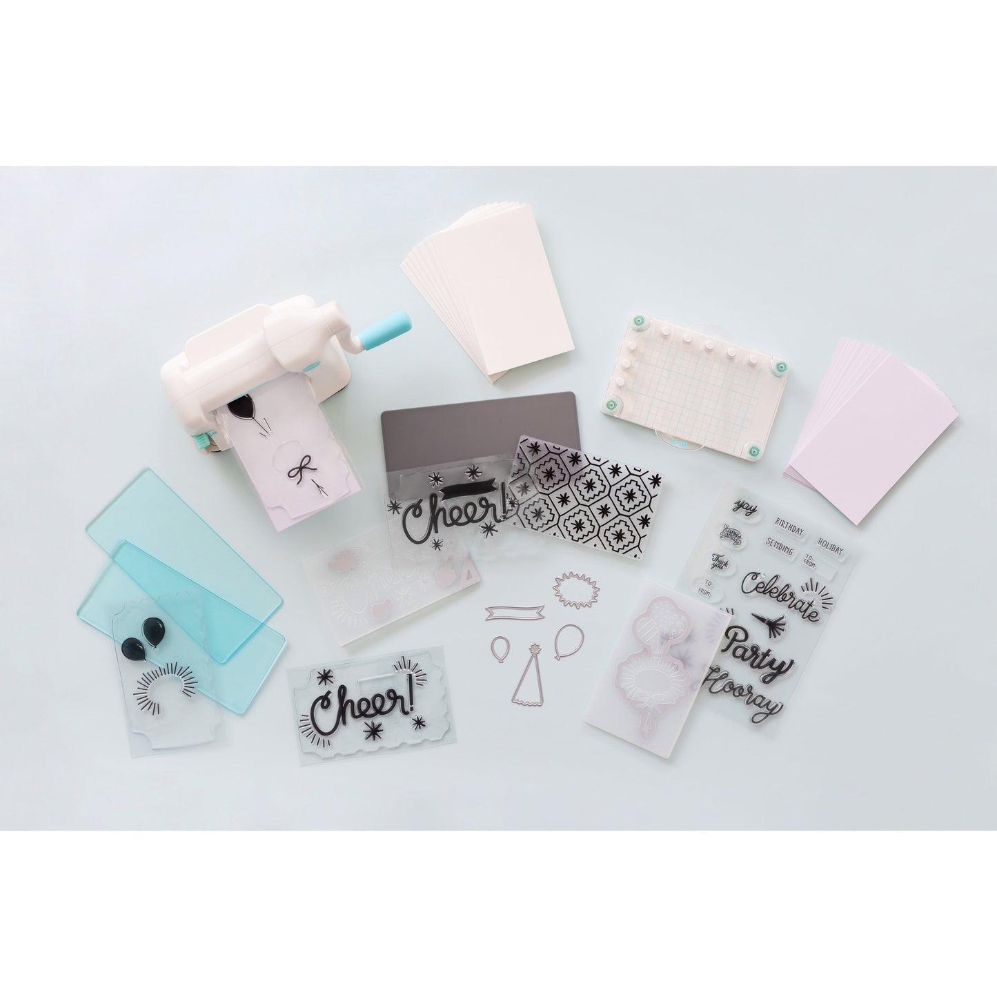 We R Memory Keepers WR636107 Mini Evolution Die Cut Machine & Stamping Kit
