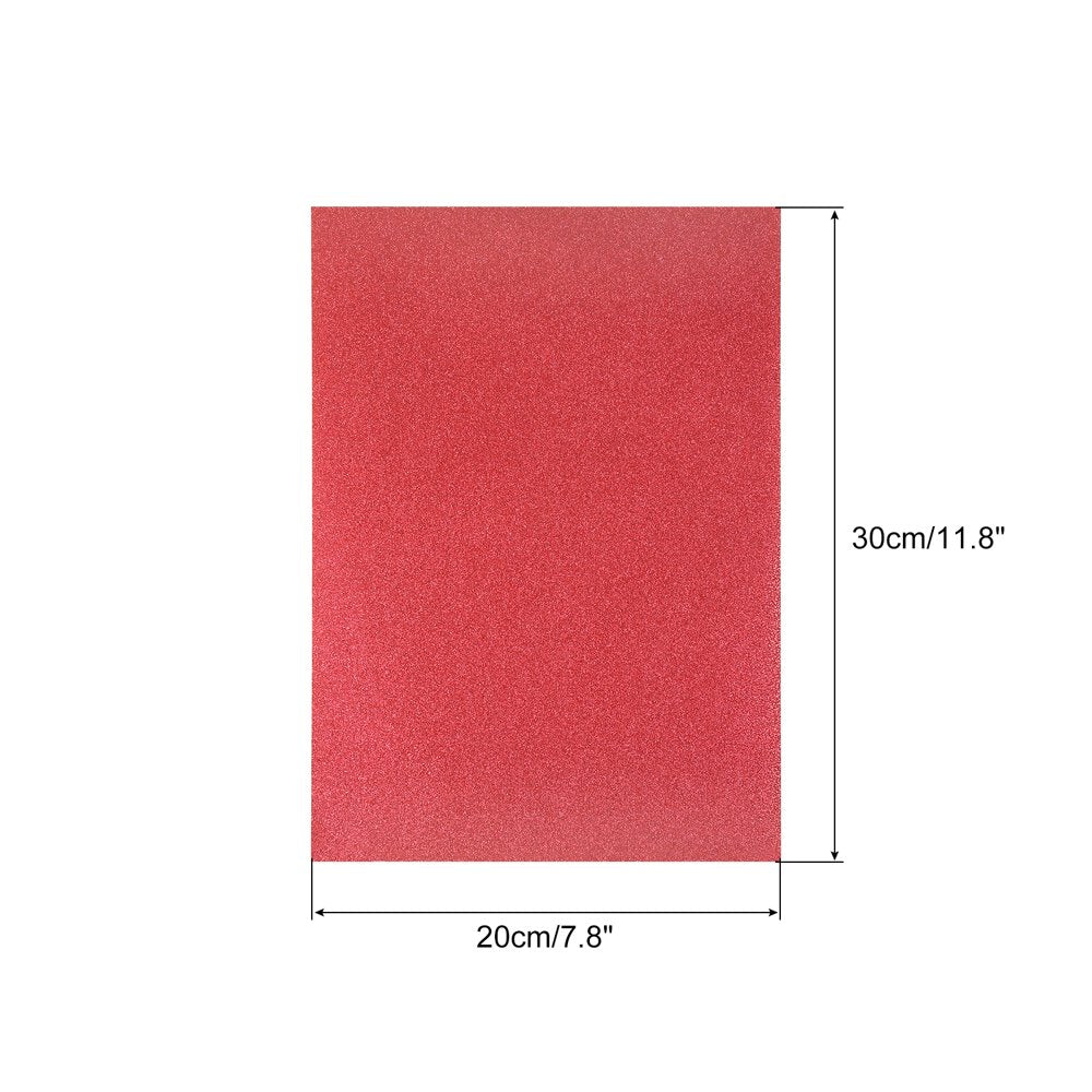 10 Sheets Glitter Cardstock Paper 7.8 Inch X 11.8 Inch 10 Colors, 80Gsm