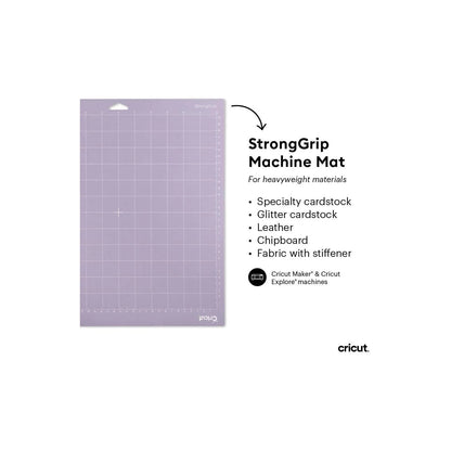 Cricut Stronggrip Adhesive Cutting Machine Mat, 12 in X 12 In, Lilac