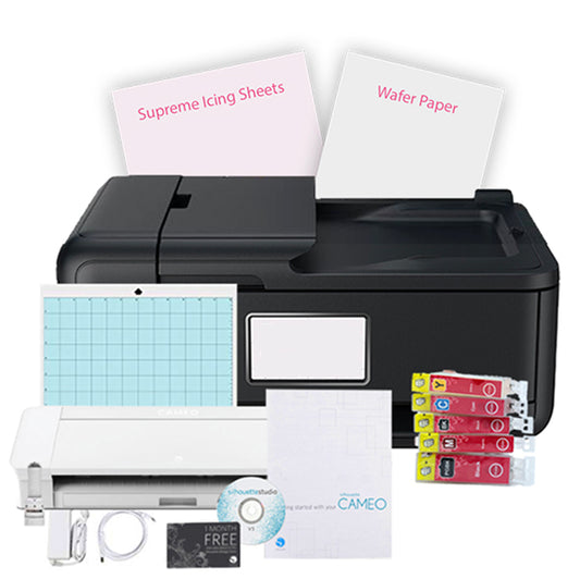 Ink4Cakes Edible Printer and Cameo Cutter Bundle