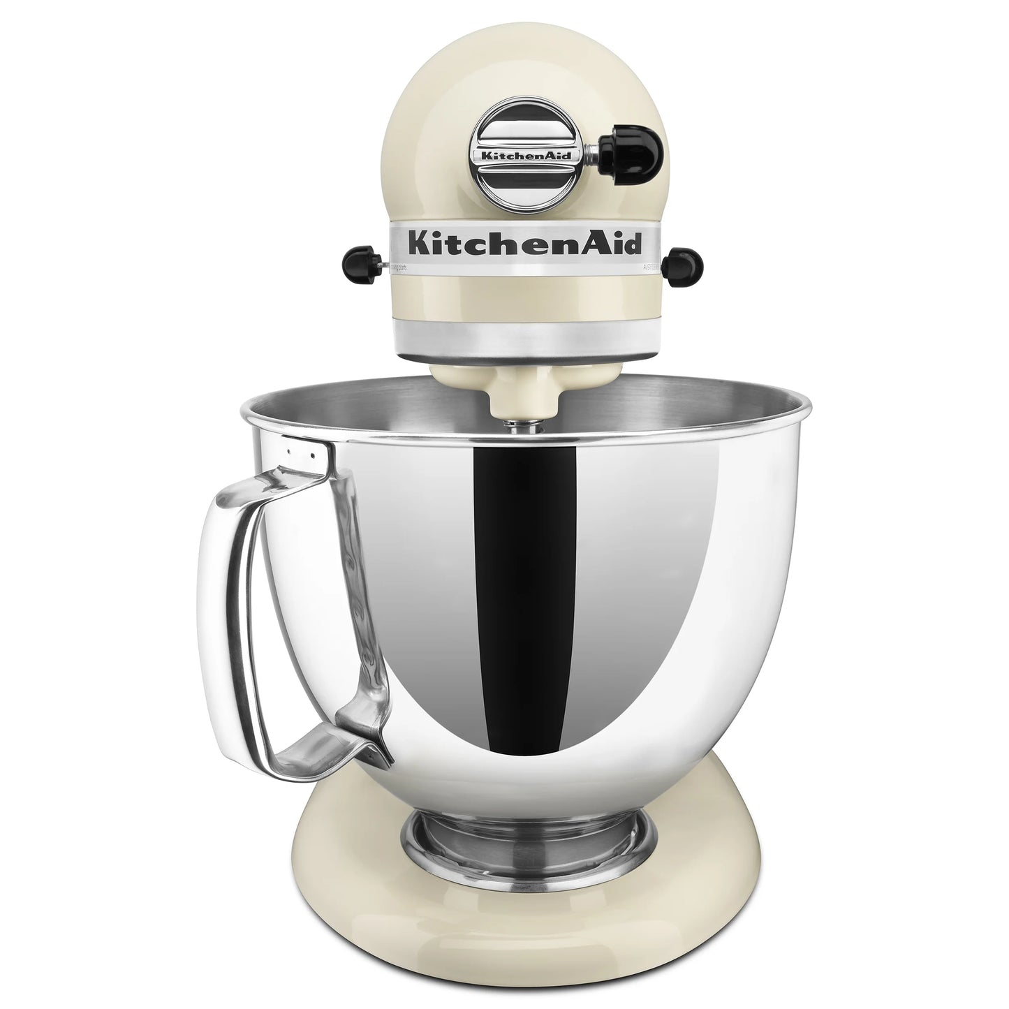 Artisan Series 5-Quart Tilt-Head Stand Mixer, Almond Cream with Flat Beater, Dough Hook, Whip