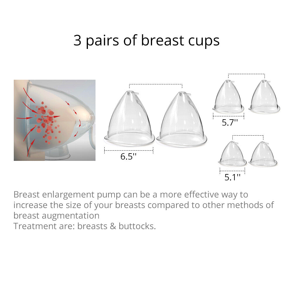 Breast Butt Enlargement Body Shapping BIO & EMS Vaccum Microcurrent Machine Home