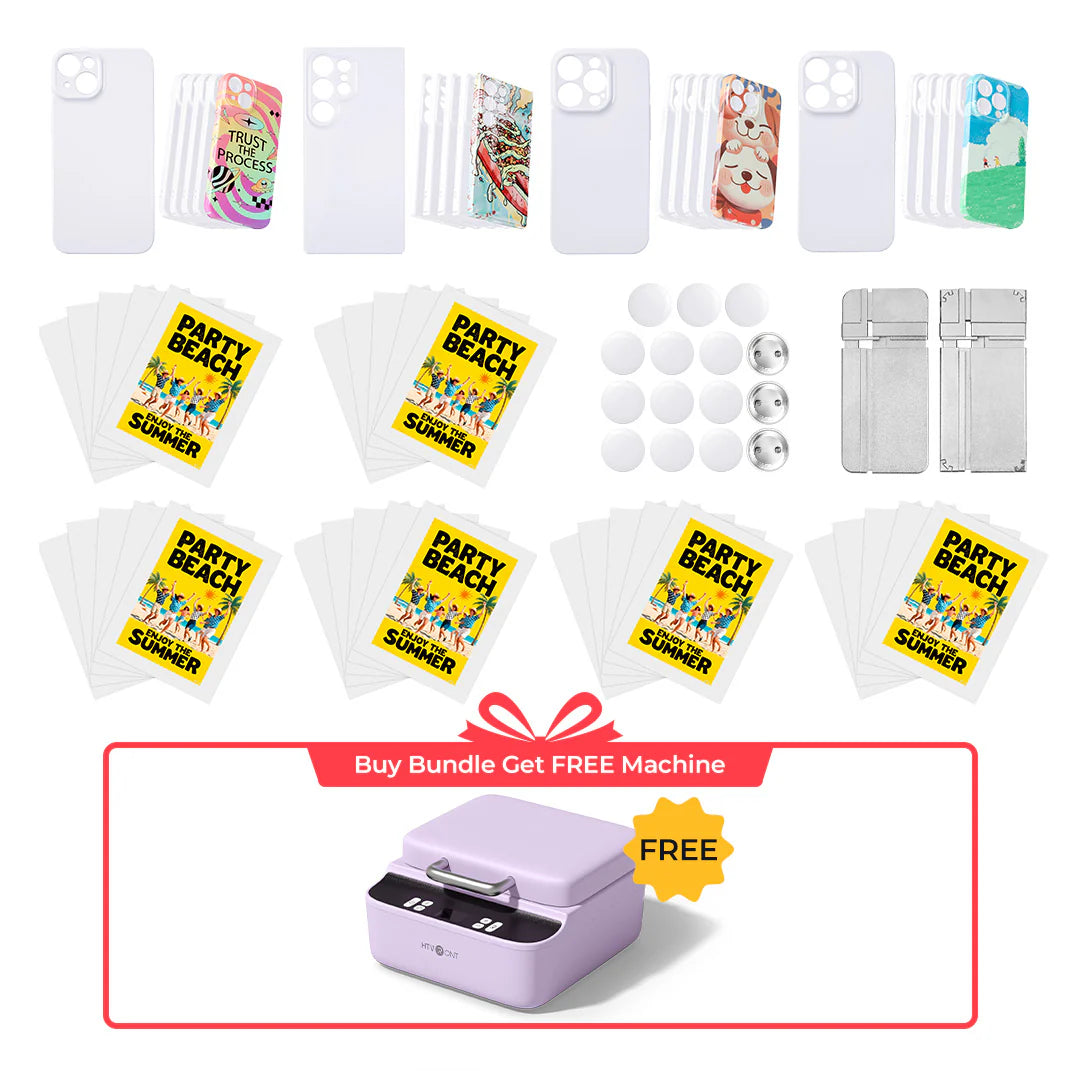 Phone Case Suppiles Bundle [Buy Bundle Get Free Phone Case Heat Press Machine]