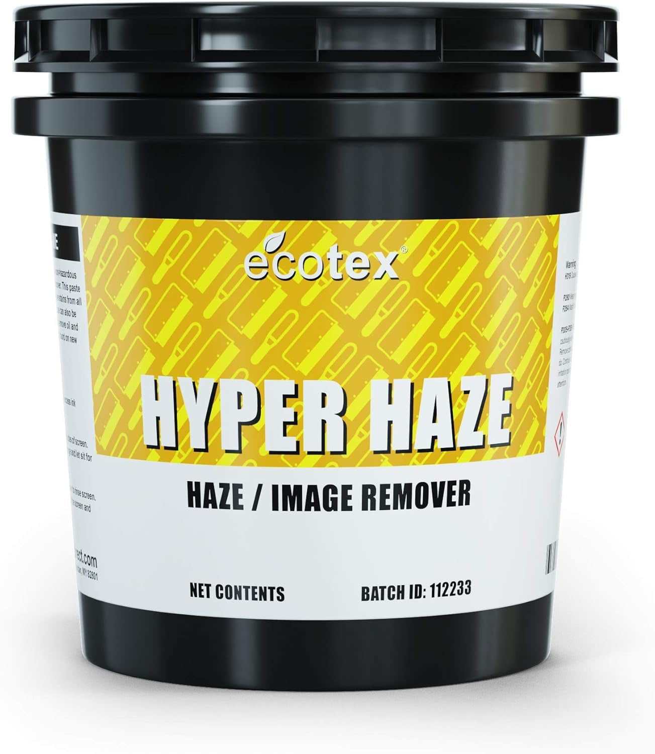 Ecotex All Purpose Screen Printing Hyper Haze (Gallon - 128Oz.) - Eco-Friendly Haze Remover and Degreaser, Plastisol and Water Based Ink Remover - Silk Screen Cleaner