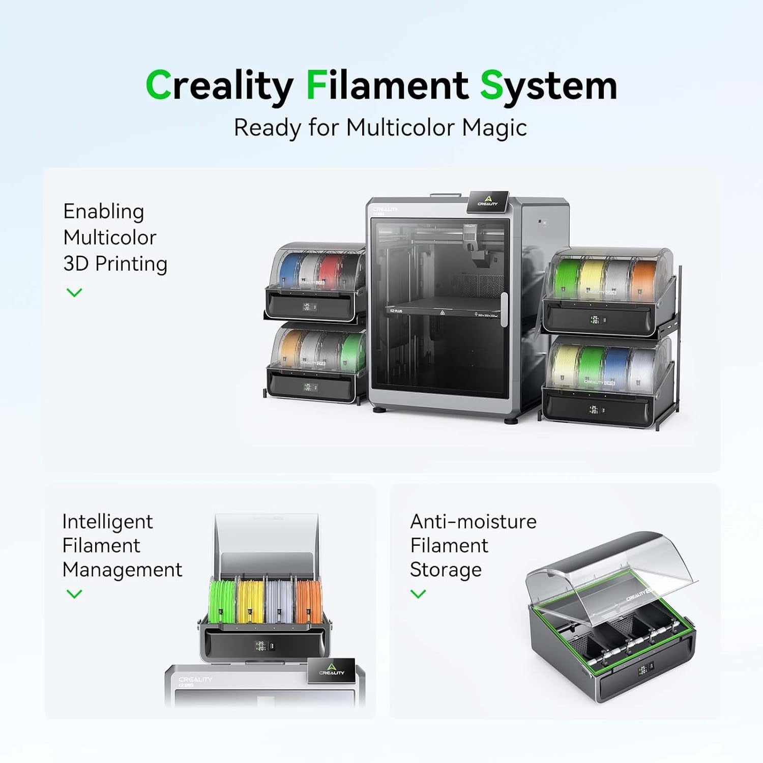 Creality K2 plus Combo 3D Printer Bundle with Creality CFS