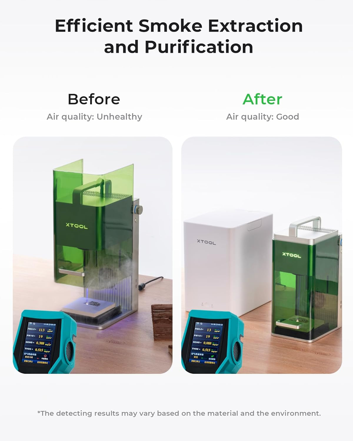 F1 2-In-1 Dual Laser and Infrared Engraver with Slide Extension, Rotary Extension and Smoke Purifier, Lightning Speed Portable Fiber Laser Engraver for Metal Wood