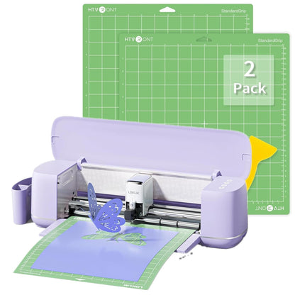 Loklik Cutting Machine 2 by HTVRONT - 5 in 1 Vinyl Cutter Machine & Standard Grip Cutting Mats- 2 Pack 12X12