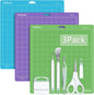 Worklion Cutting Mat 12X12 for Cricut and Craft Weeding Tool Kits for Vinyl