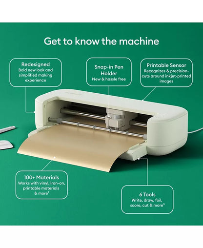 Explore 5 Essentials Machine Bundle with Rainbow Smart Vinyl and Smart Iron-On Sheets and 100+ Project Design Ebook