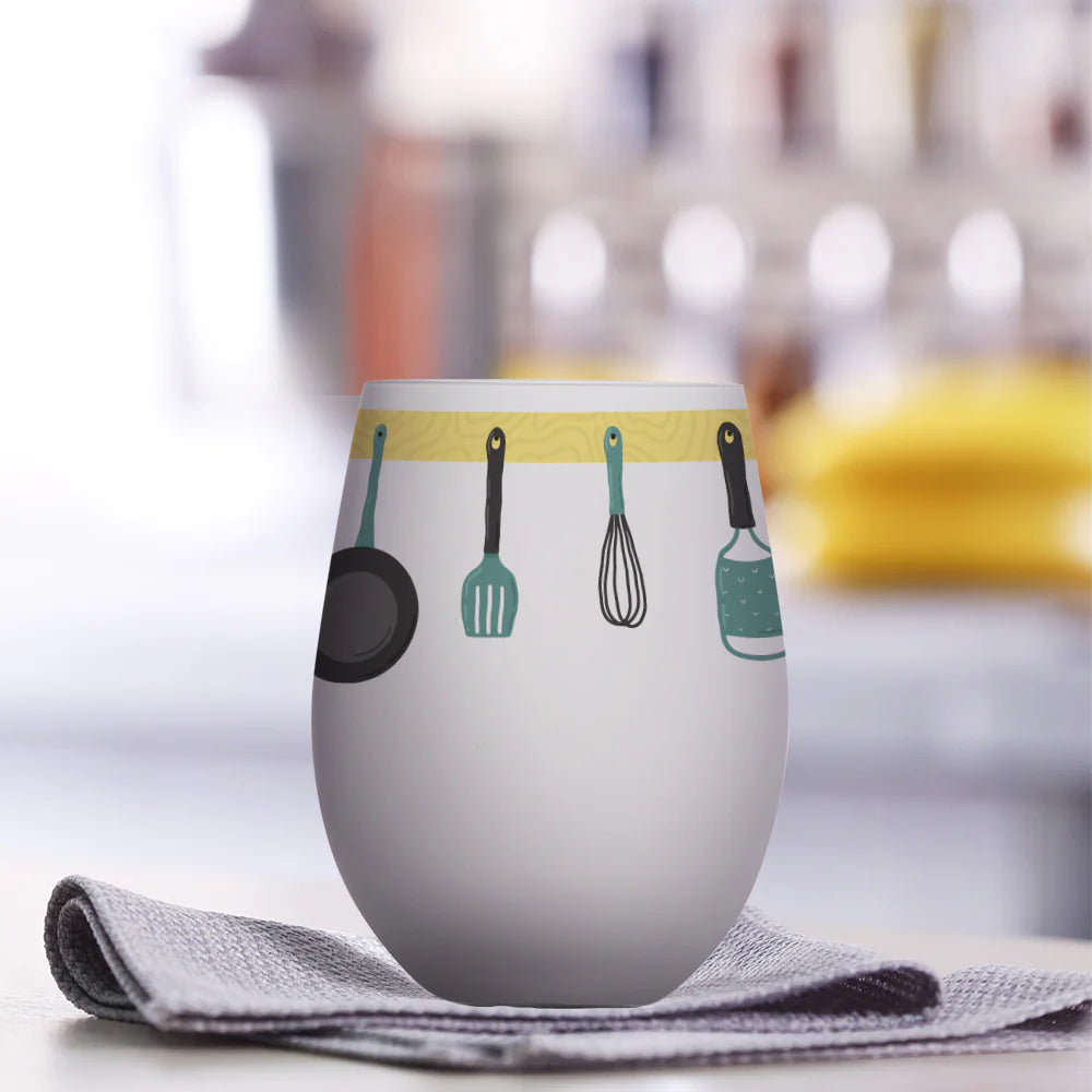 Wholesale 17 OZ Sublimation Glass Wine Cups Bulk Frosted White 12 Pack & 36 Pack & 72 Pack