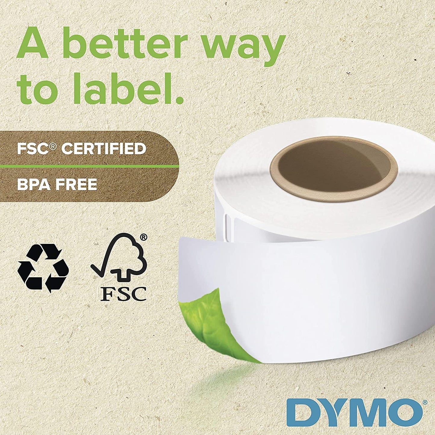 DYMO Authentic LW White Mailing Address Labels DYMO Labels for Labelwriter Label Printers 1-1/8" X 3-1/2" 2 Rolls of 350 (700 Total)