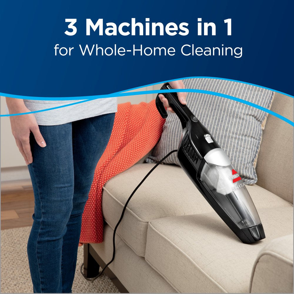 3-In-1 Turbo Lightweight Stick Vacuum, 2610 (Black)