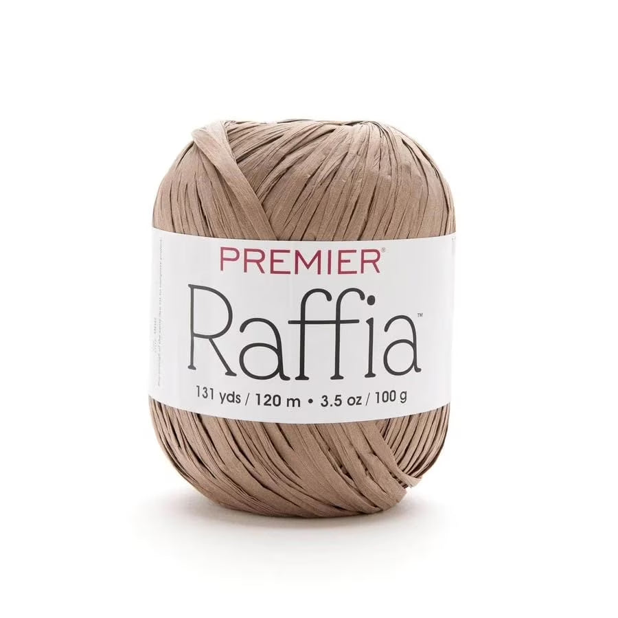 Premier Yarns Raffia, Cellulose Rayon, Bulky Weight Yarn 2166-11 Twig