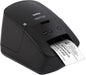 Brother QL-600 Desktop Monochrome Label Printer, up to 2.4" Label Width, No Ink Required, Uses Genuine DK Drop-In Rolls for Fast Labeling and Easy Integration with Microsoft Applications