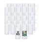 Wholesale 22 OZ Sublimation Glass Beer Mugs Bulk Frosted White 8 Pack