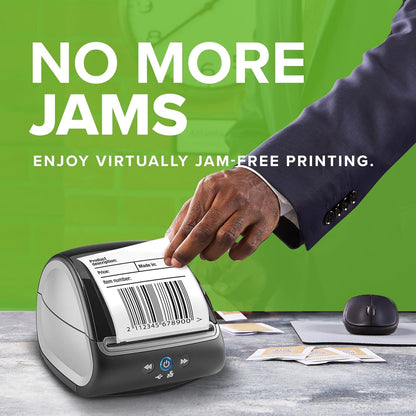 DYMO Labelwriter 5XL Label Printer Bundle Prints Extra-Wide Shippinglabels (UPS USPS) from Amazon Ebay and More Perfect for Ecommerce Sellers Includes 5 Extra-Large Shipping Labels (1100 Total)