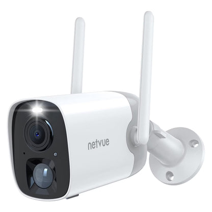 Outdoor Security Camera, 2K Surveillance Cameras Wireless Wifi Battery with AI - Only for 2.4Ghz