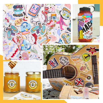 Holographic Laminate Sheets for Stickers Self Adhesive Vinyl Laminating Sheets Holographic Sticker Paper Clear Vinyl for Inkjet Printer 8.26" X 11.69" A4 28 Sheets (Rainbow,Gem,Star, Sparkle)