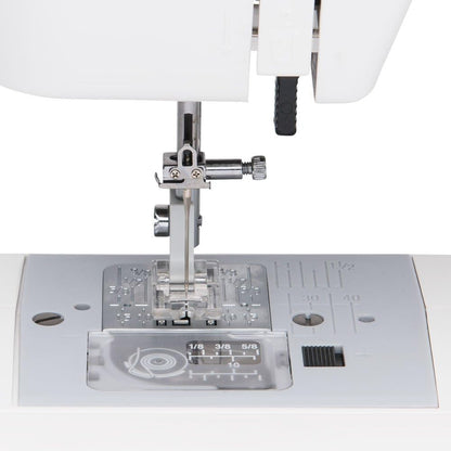 Janome MOD-15 Easy-To-Use Sewing Machine with 15 Stitches, Adjustable Stitch Length and 5-Piece Feed Dogs