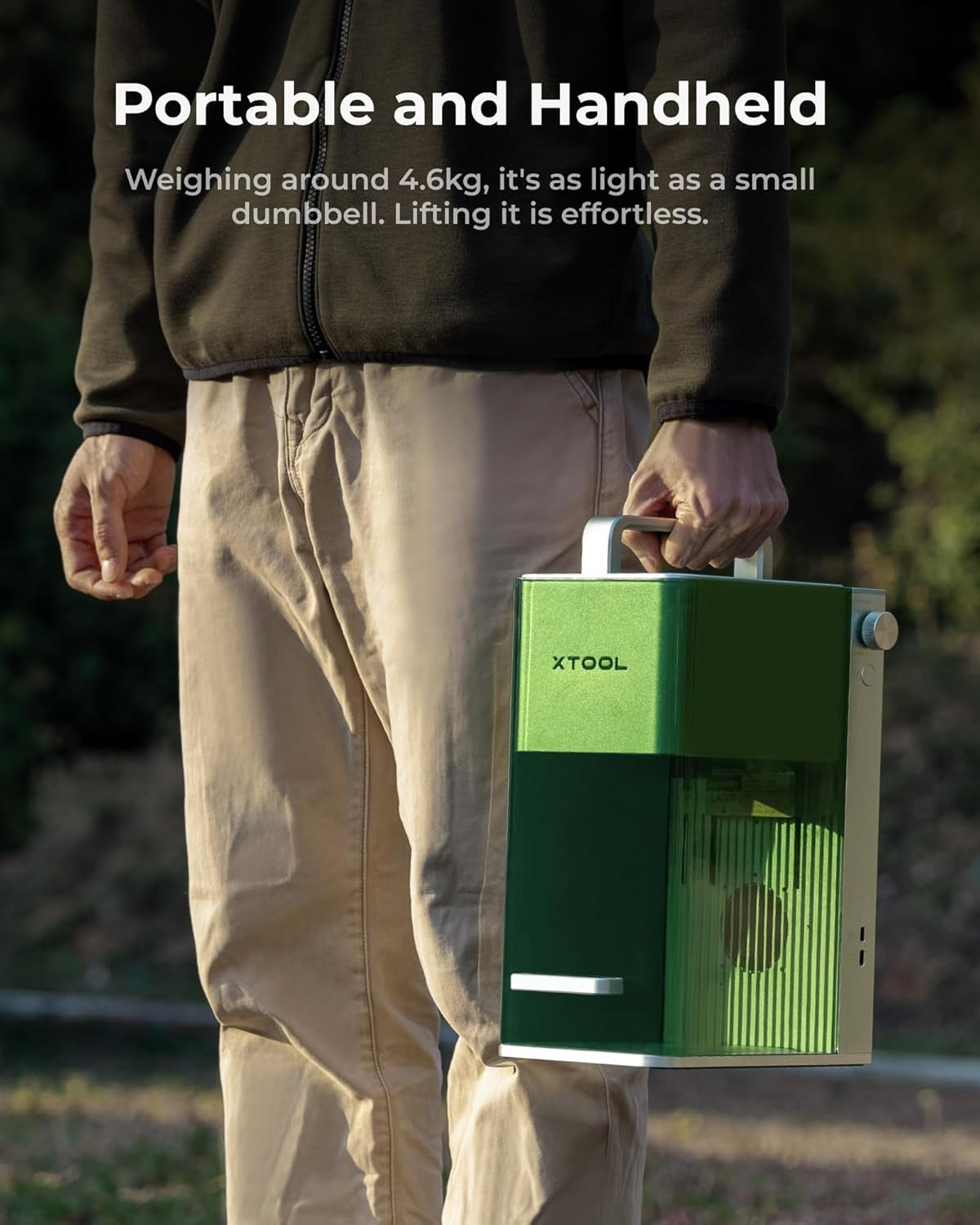 F1 Lite Laser Engraver, 4000Mm/S Lightning Speed Portable Laser Engraving Machine, Ultra HD Engraver for Wood, Leather, Acrylic, Glass, and More