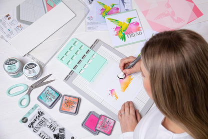 Sizzix Stencil & Stamp Craft Cardmaking | 664896 Tools, Mulitcolour