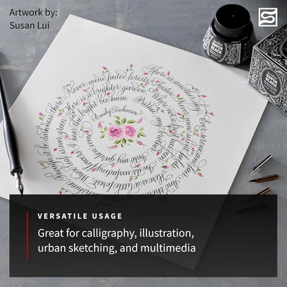 Super Black India Ink, 2-Ounce Jar