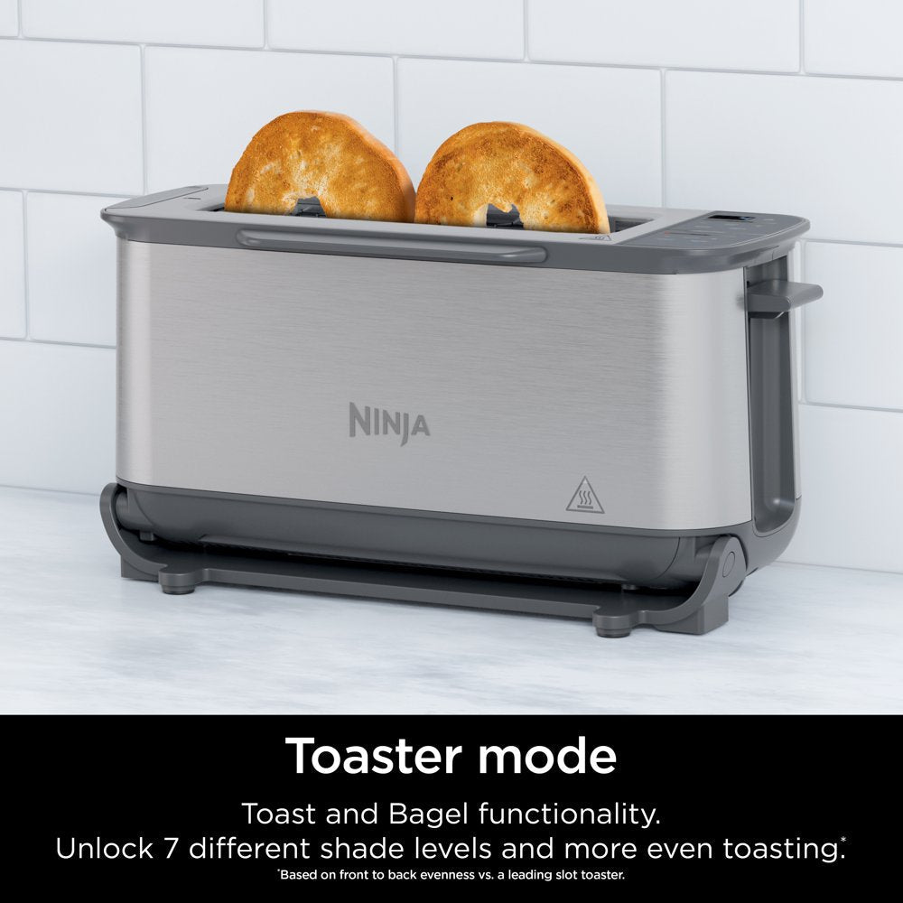 ST101 Foodi 2-In-1 Flip Toaster, 2-Slice Toaster