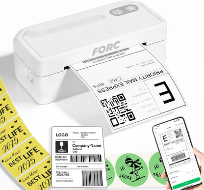 Shipping Label Printer,4X6 Thermal Label Printer for Small Business & Office Package,Compatible with Android, Ios, Windows and Mac, Widely Used for Amazon,Ups,Etsy,Usps