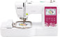 Brother PE545 Embroidery Machine, Wireless LAN Connected, 135 Built-In Designs, 4" X 4" Hoop Area, Large 3.7" LCD Touchscreen, USB Port, 10 Font Styles