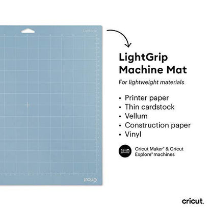 Variety Pack(1 Stronggrip, 1 Lightgrip, 1 Standardgrip) Adhesive Cutting Mat 12"X12" - for  Explore Air 2/ Maker - 3 Pack