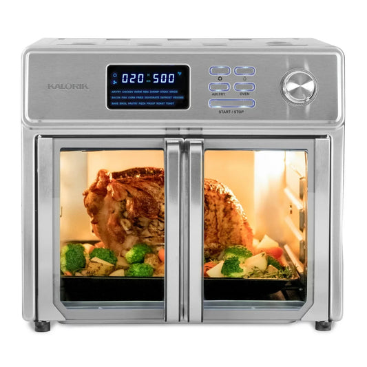 MAXX® 26 Quart Digital Air Fryer Oven, Stainless Steel