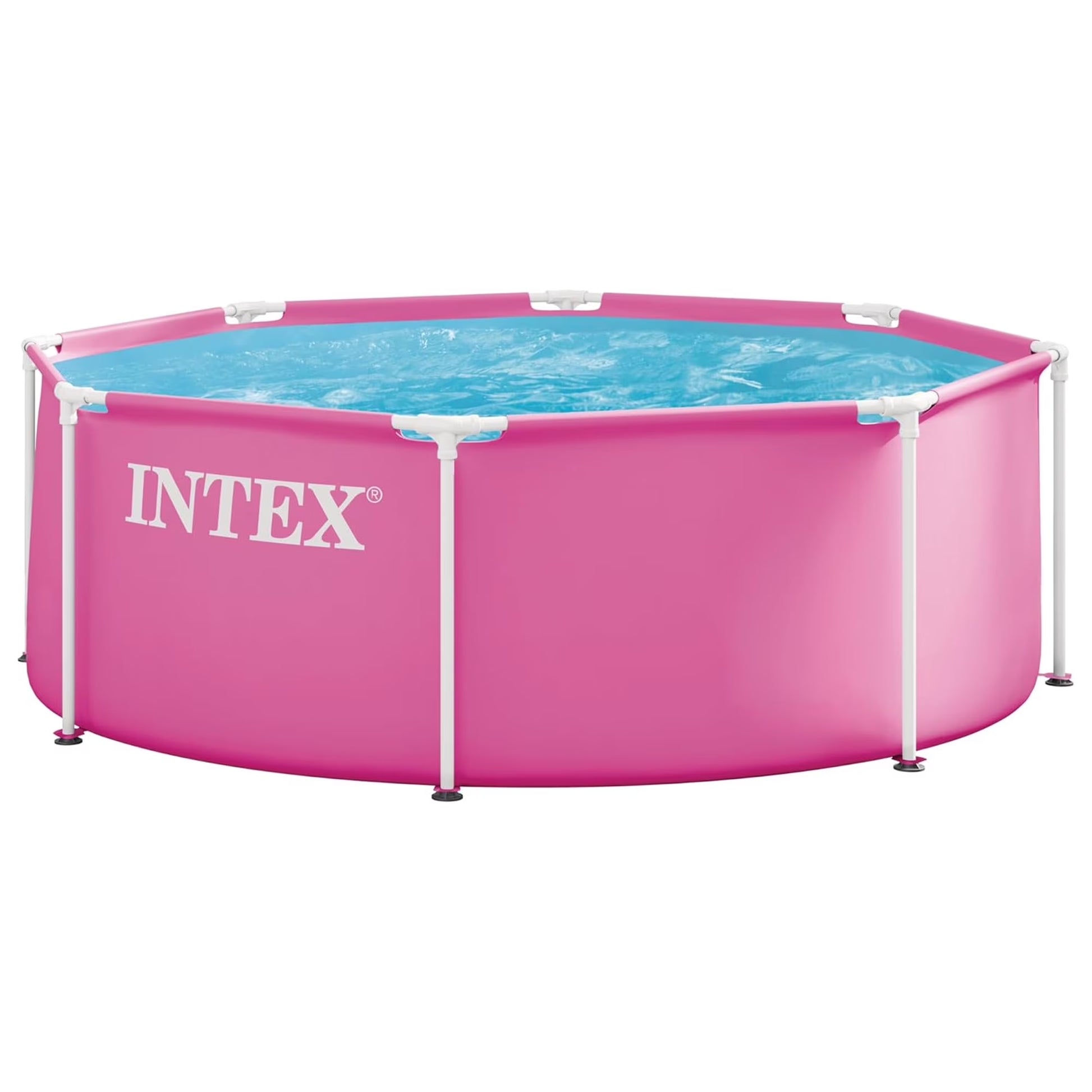 28290EP 8Ft X 30In Pink Metal Frame above Ground Pool, Pool Only (Pump Not Included)