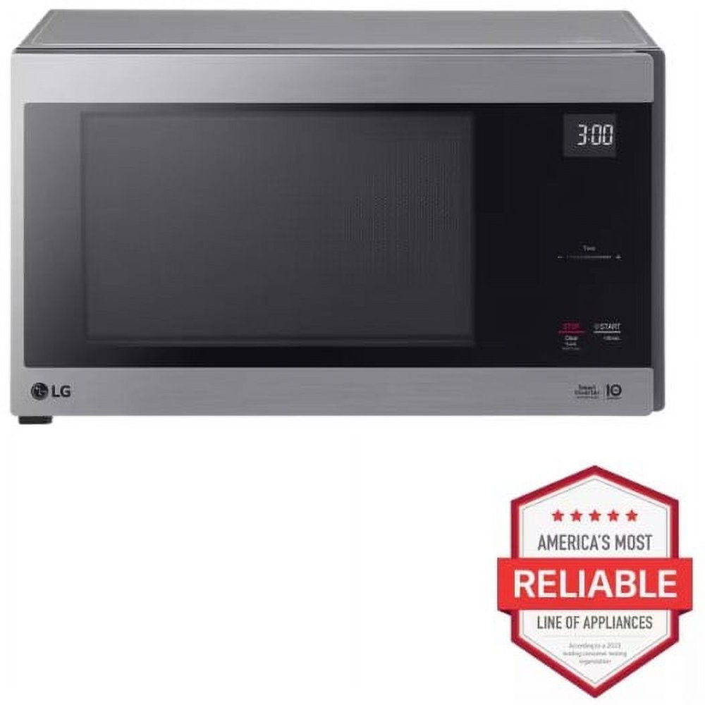 Neo Chef 1.5 Cu. Ft. Countertop Microwave Oven, 1200 Watts, Stainless Steel