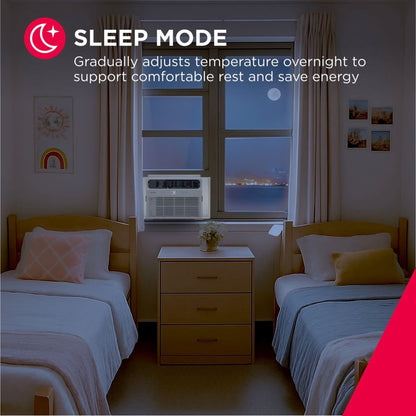 12,000 BTU Window Air Conditioner for Medium Rooms, Multi Speed Fan and Efficient Cooling