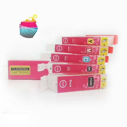 Ink4Cakes 280-281 Cleaning Solution Cartridge Set - Compatible with Canon Printers