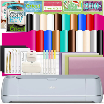 Cricut Blue Maker 3 Deluxe Vinyl Bundle