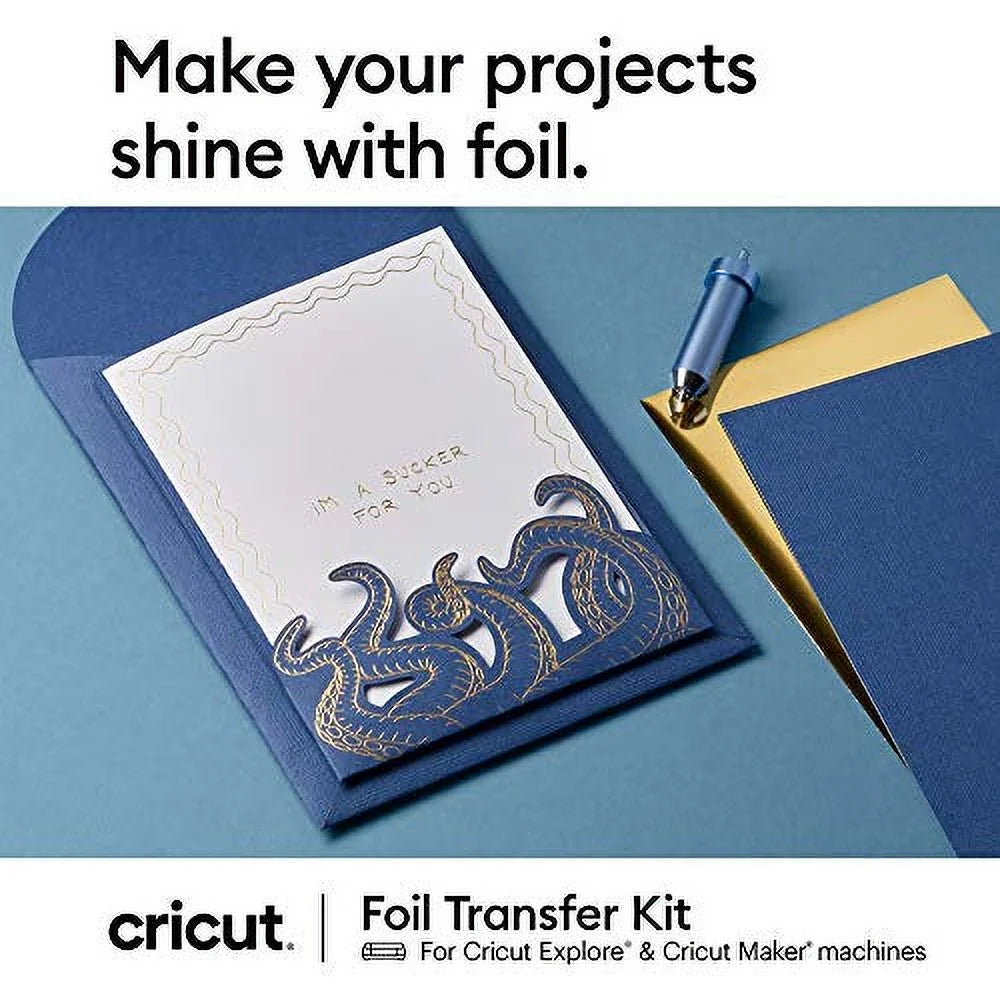 Cricut Foil Transfer Kit, 3 Tips-Fine, Medium & Bold, Explore Maker Machines
